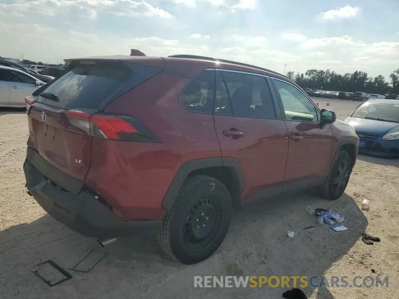 3 fotografías del automóvil dañado 2T3H1RFVXMW151551 TOYOTA RAV4 2021