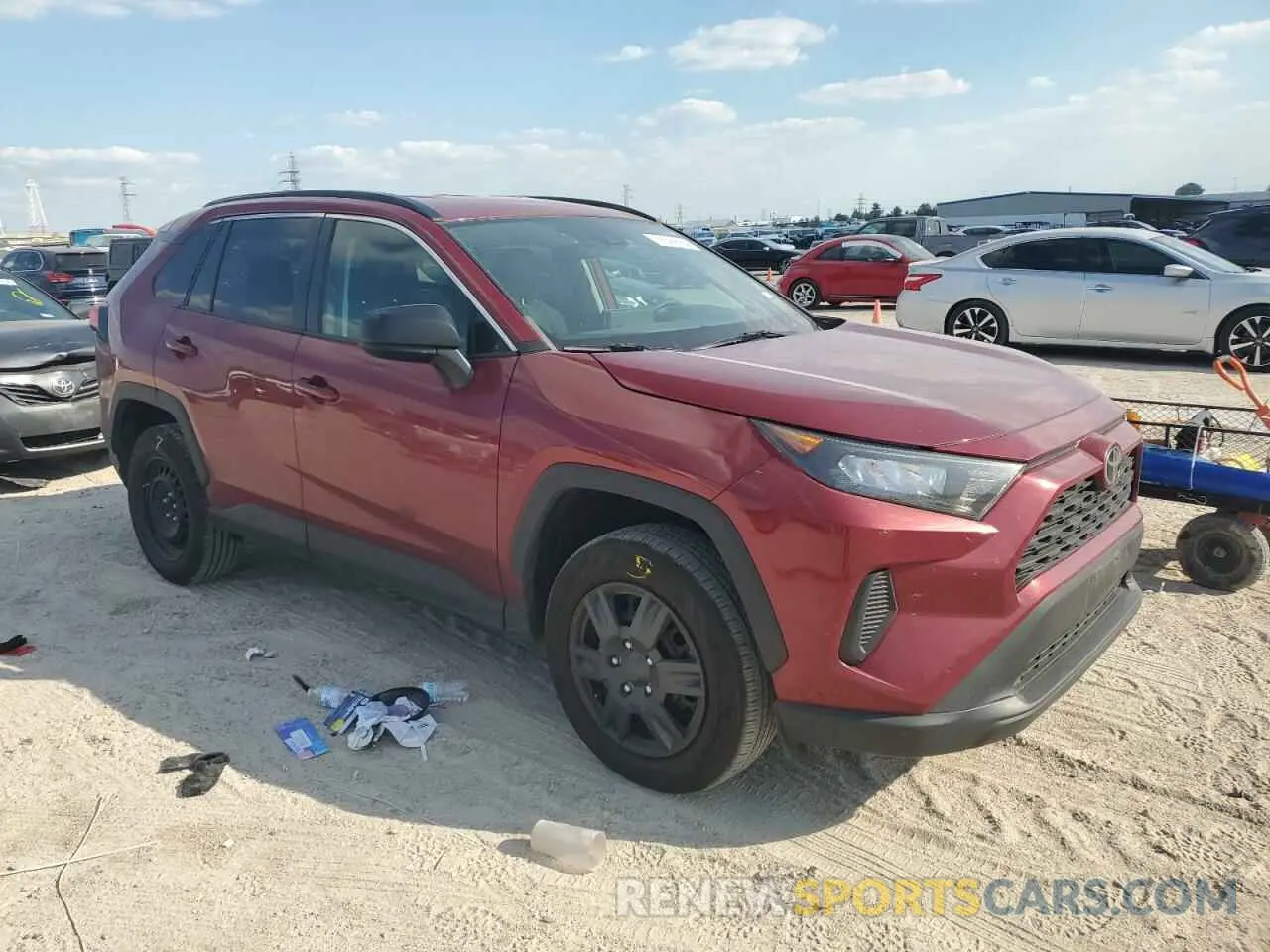 4 fotografías del automóvil dañado 2T3H1RFVXMW151551 TOYOTA RAV4 2021