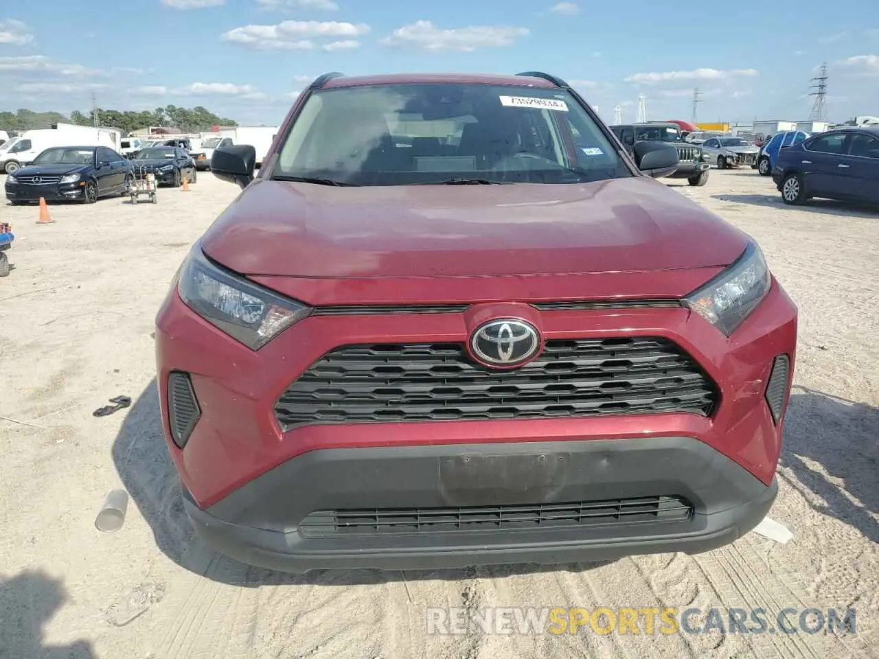5 fotografías del automóvil dañado 2T3H1RFVXMW151551 TOYOTA RAV4 2021