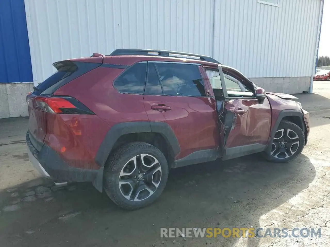 3 fotografías del automóvil dañado 2T3J1RFV0MW213573 TOYOTA RAV4 2021