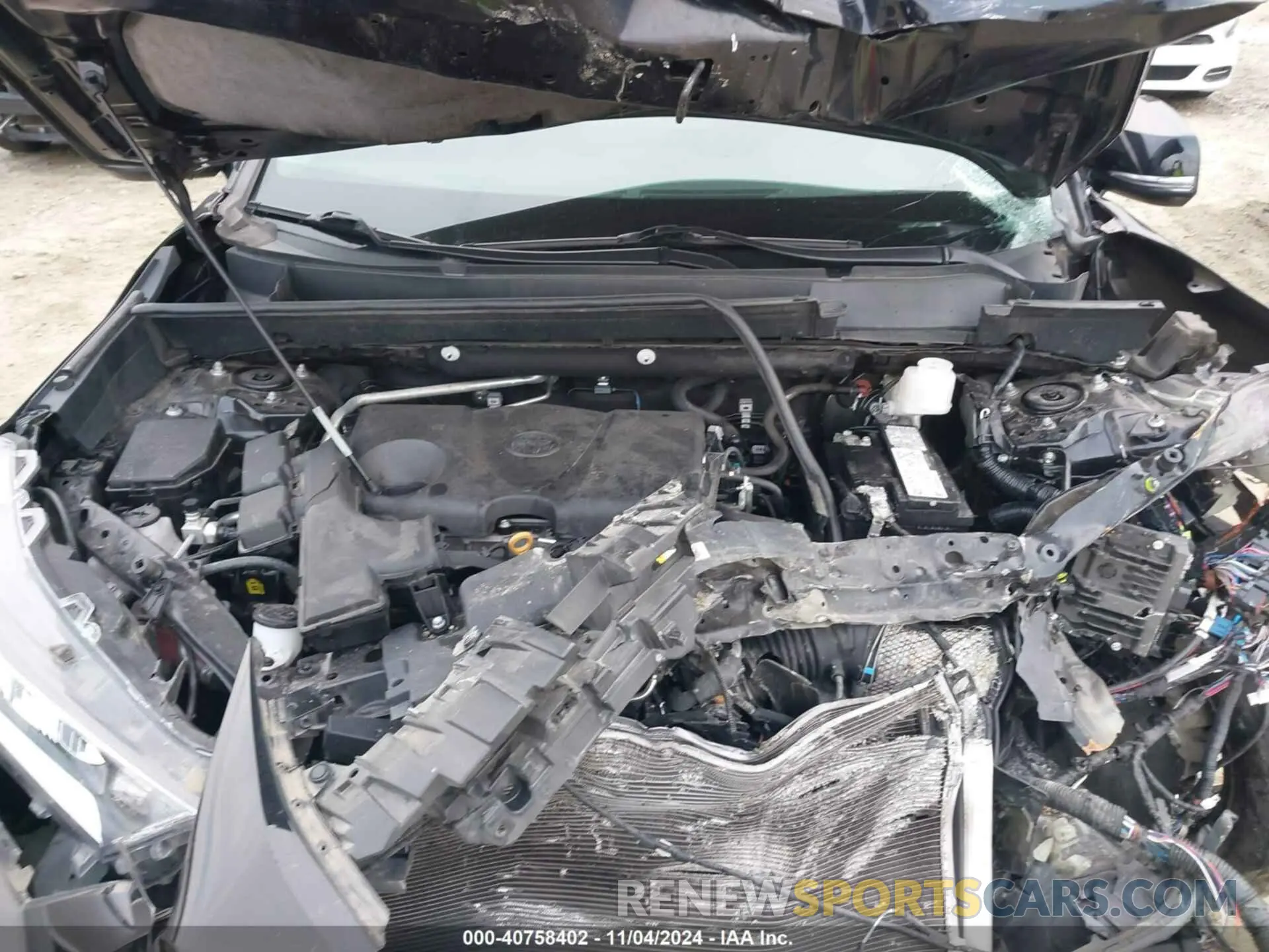 10 fotografías del automóvil dañado 2T3J1RFV1MW202310 TOYOTA RAV4 2021