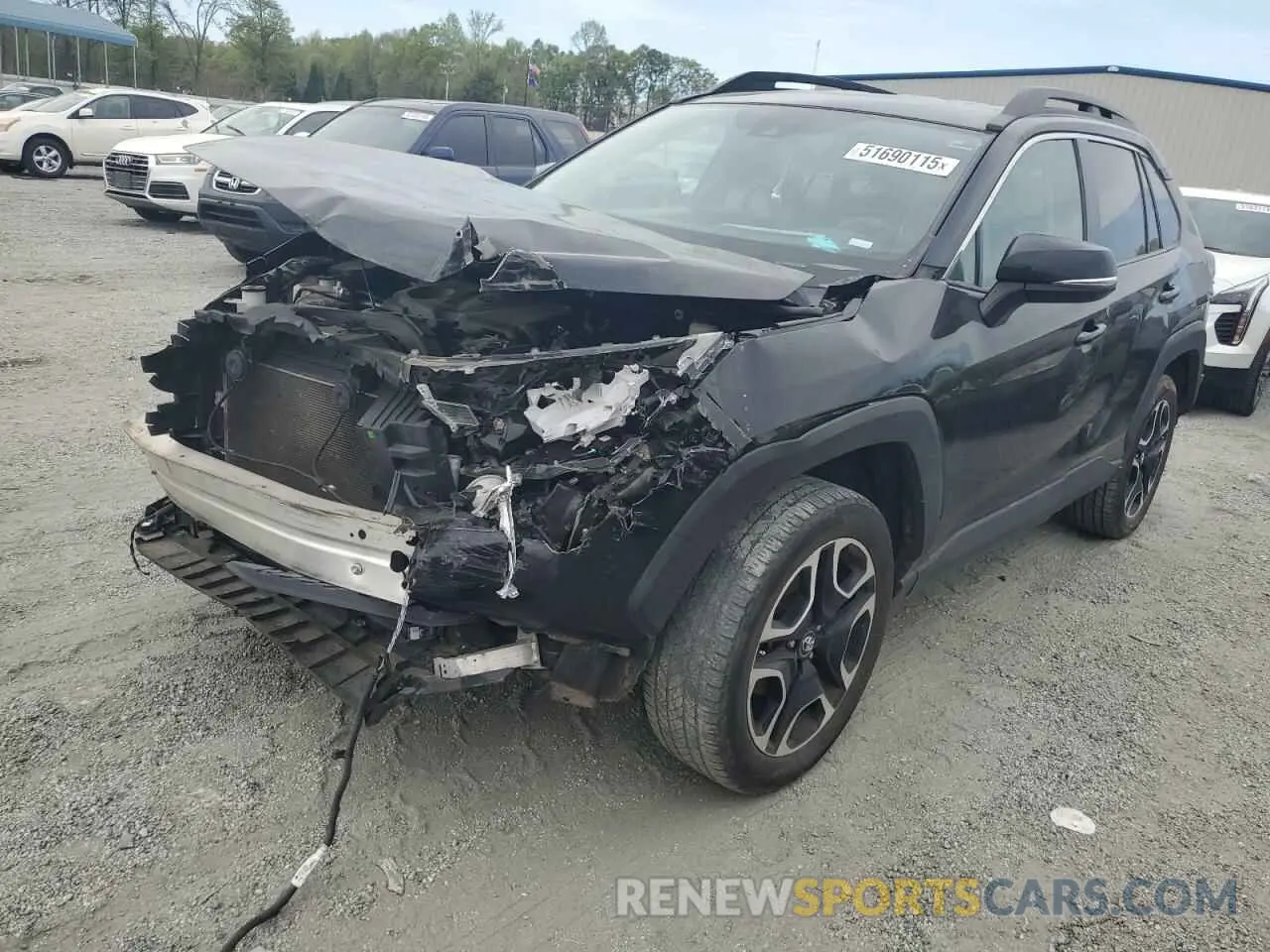1 fotografías del automóvil dañado 2T3J1RFV5MW154407 TOYOTA RAV4 2021