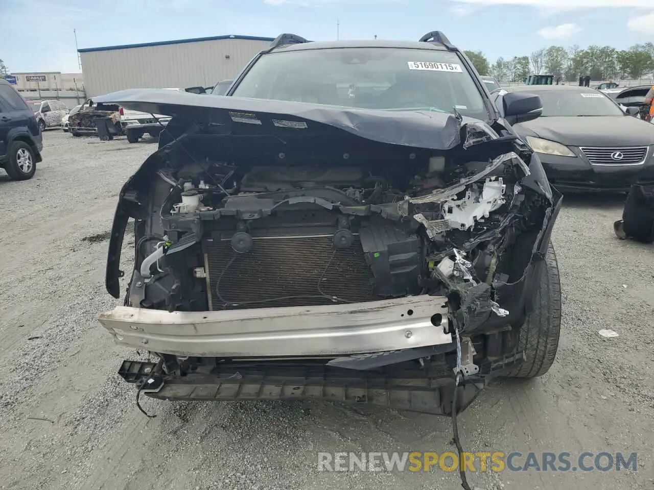 5 fotografías del automóvil dañado 2T3J1RFV5MW154407 TOYOTA RAV4 2021