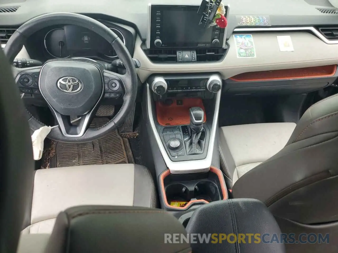 8 fotografías del automóvil dañado 2T3J1RFV5MW154407 TOYOTA RAV4 2021