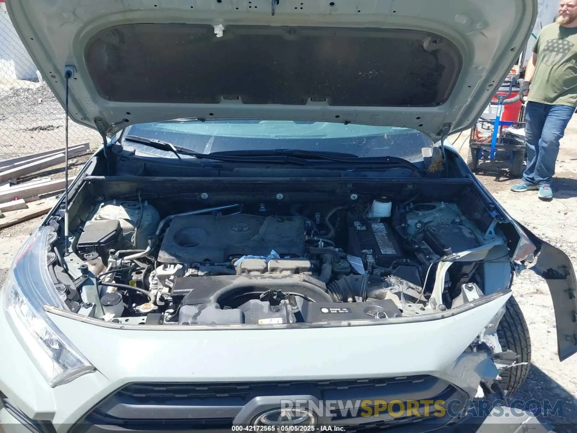 10 fotografías del automóvil dañado 2T3J1RFV5MW240963 TOYOTA RAV4 2021
