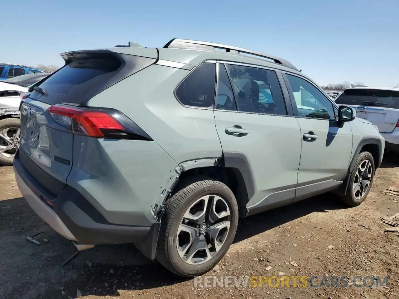 3 fotografías del automóvil dañado 2T3J1RFV8MW150903 TOYOTA RAV4 2021