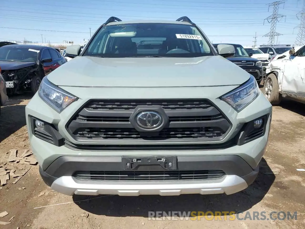 5 fotografías del automóvil dañado 2T3J1RFV8MW150903 TOYOTA RAV4 2021