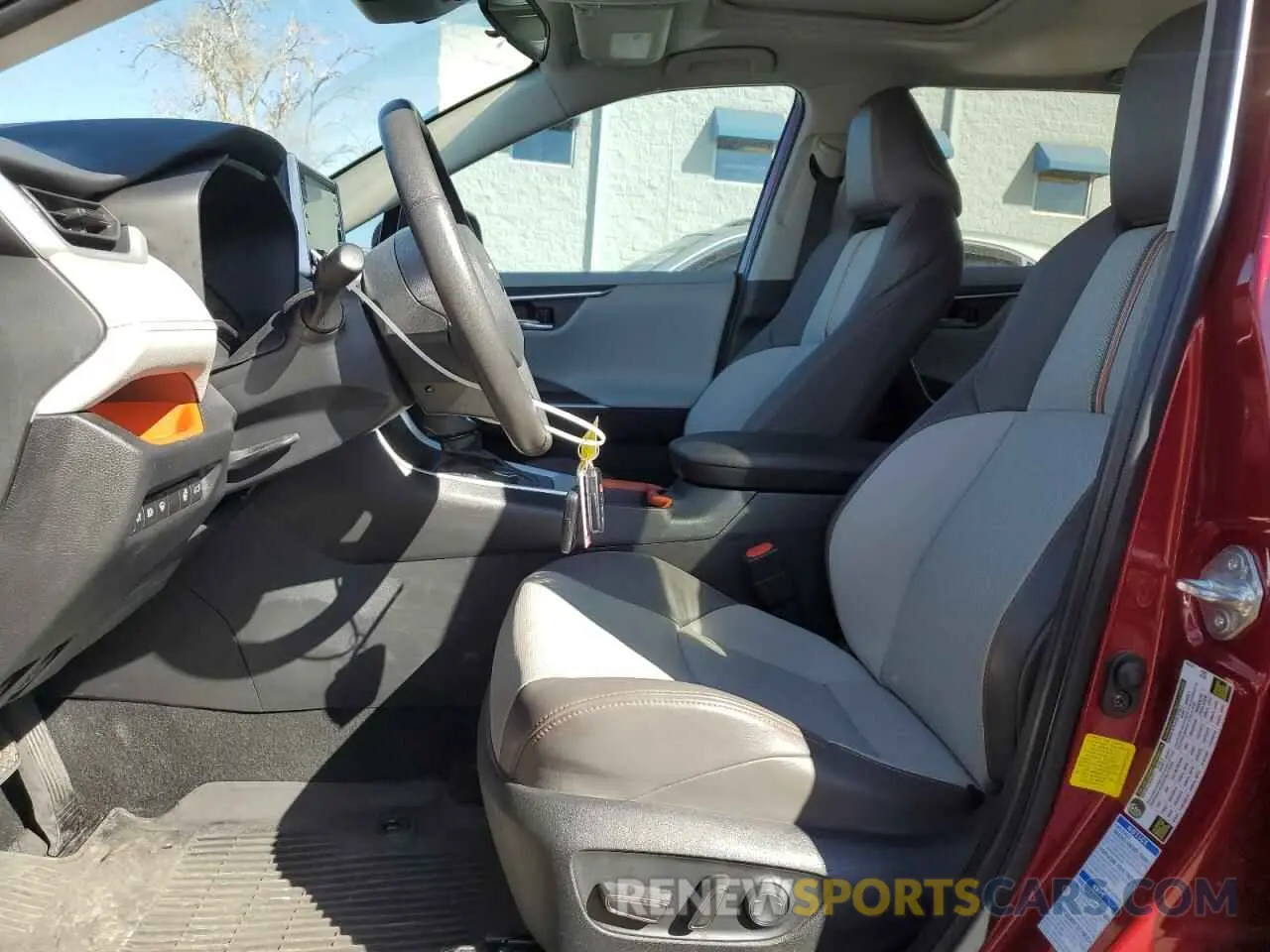7 fotografías del automóvil dañado 2T3J1RFVXMW248007 TOYOTA RAV4 2021