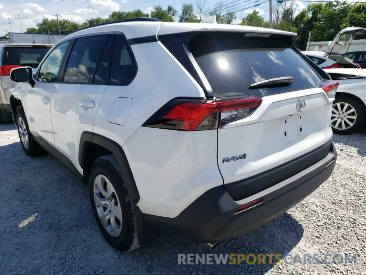 3 fotografías del automóvil dañado 2T3K1RFV0MW165495 TOYOTA RAV4 2021
