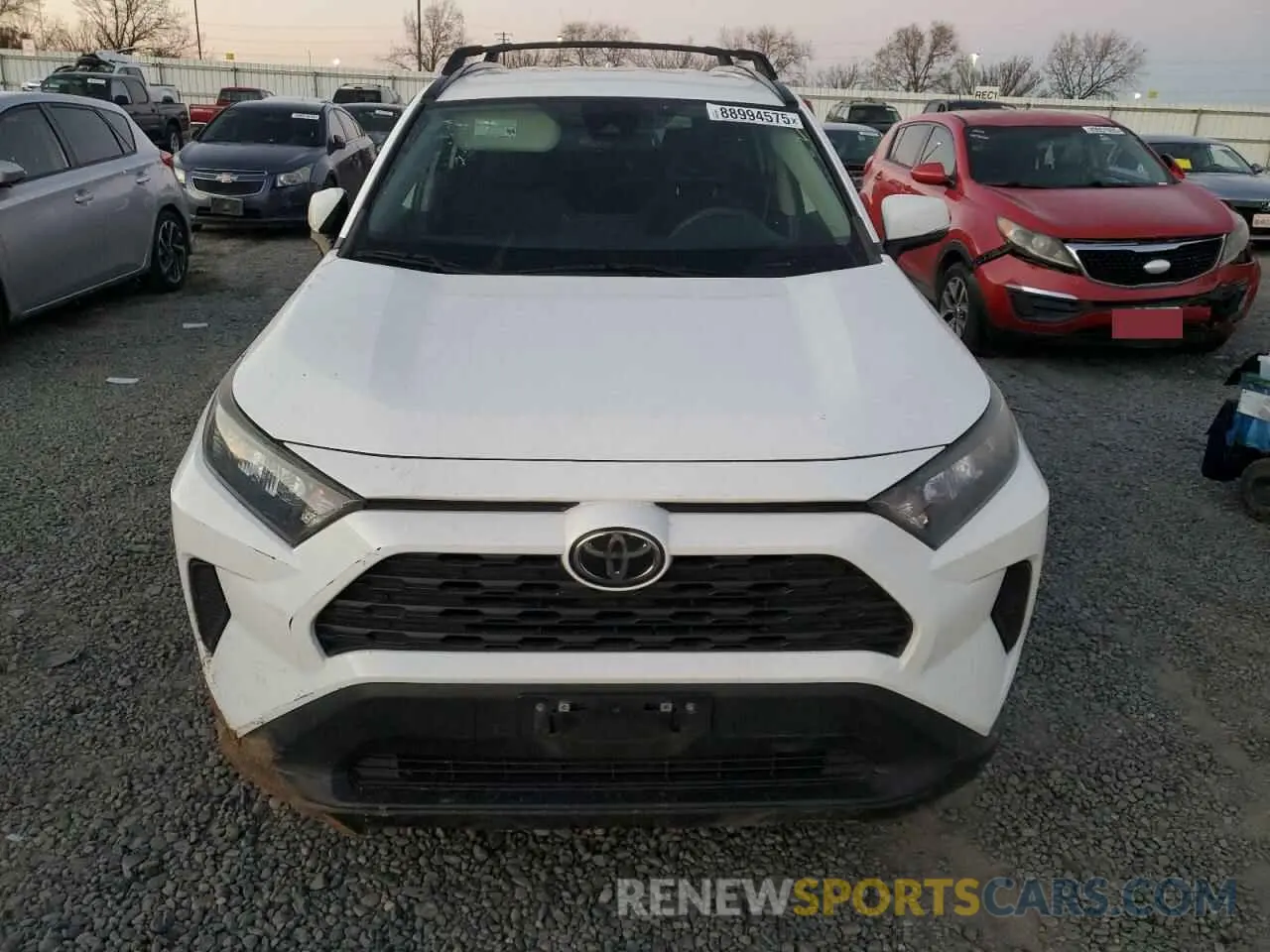 5 fotografías del automóvil dañado 2T3K1RFV4MC095954 TOYOTA RAV4 2021