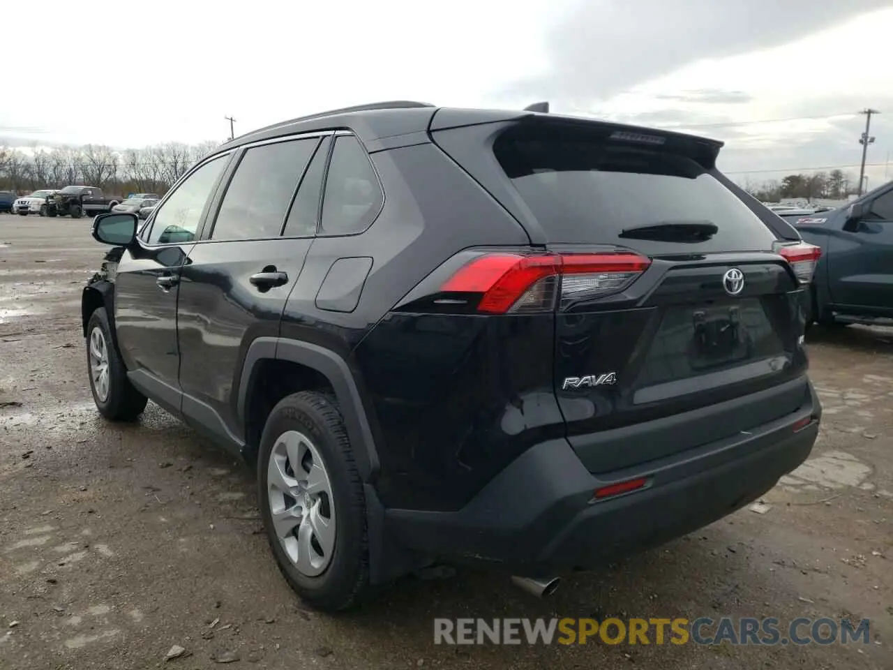 3 fotografías del automóvil dañado 2T3K1RFV7MC115646 TOYOTA RAV4 2021