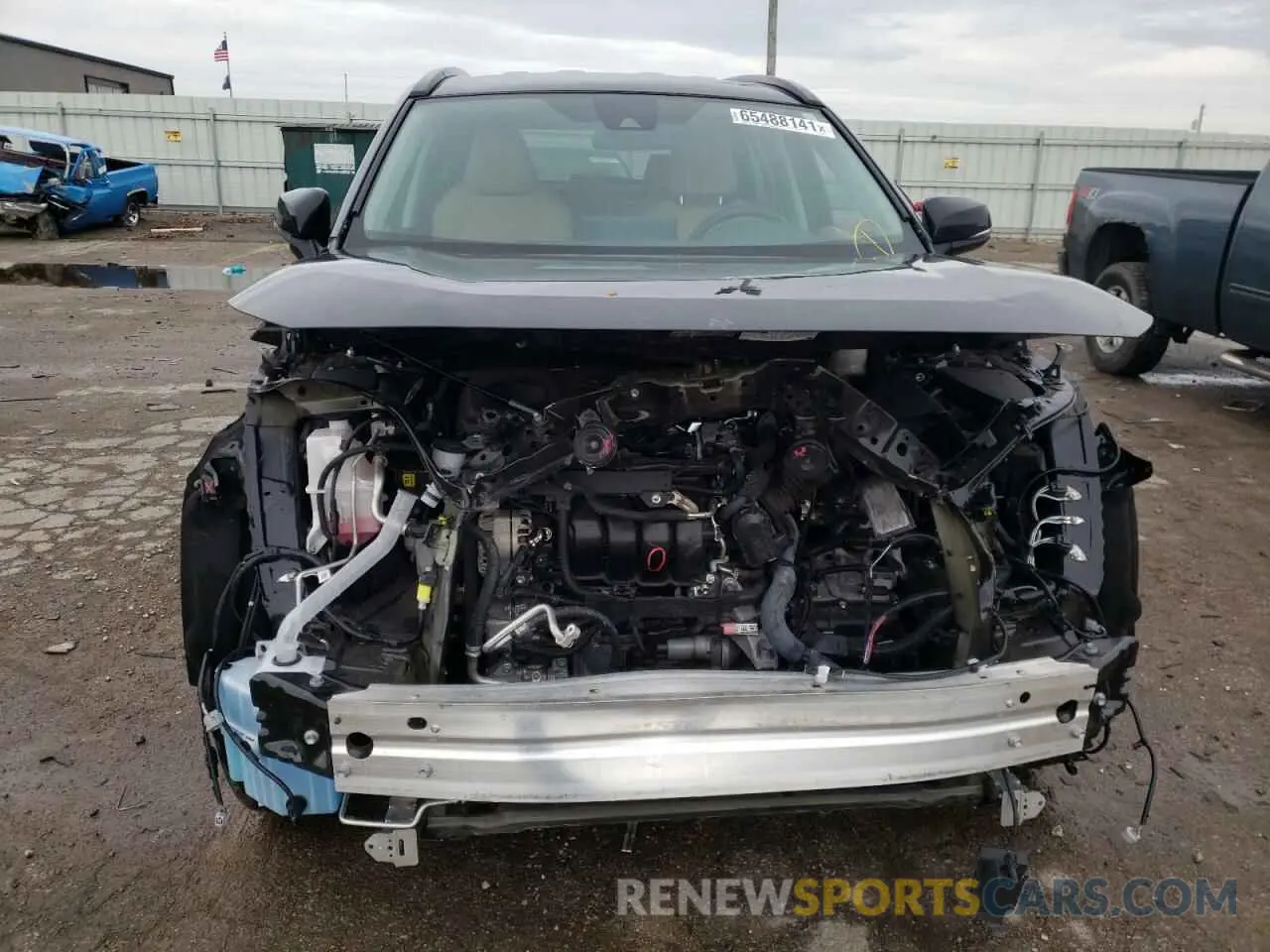 9 fotografías del automóvil dañado 2T3K1RFV7MC115646 TOYOTA RAV4 2021