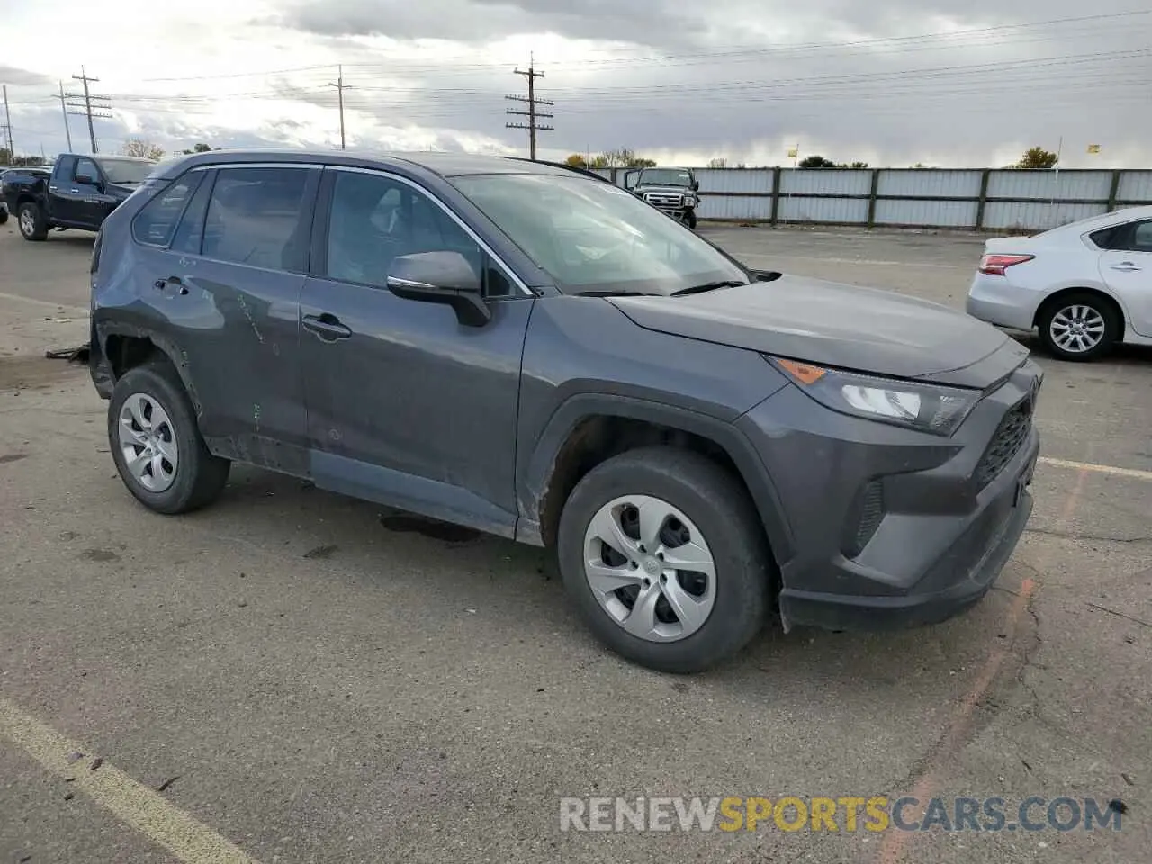4 fotografías del automóvil dañado 2T3K1RFV7MC157184 TOYOTA RAV4 2021