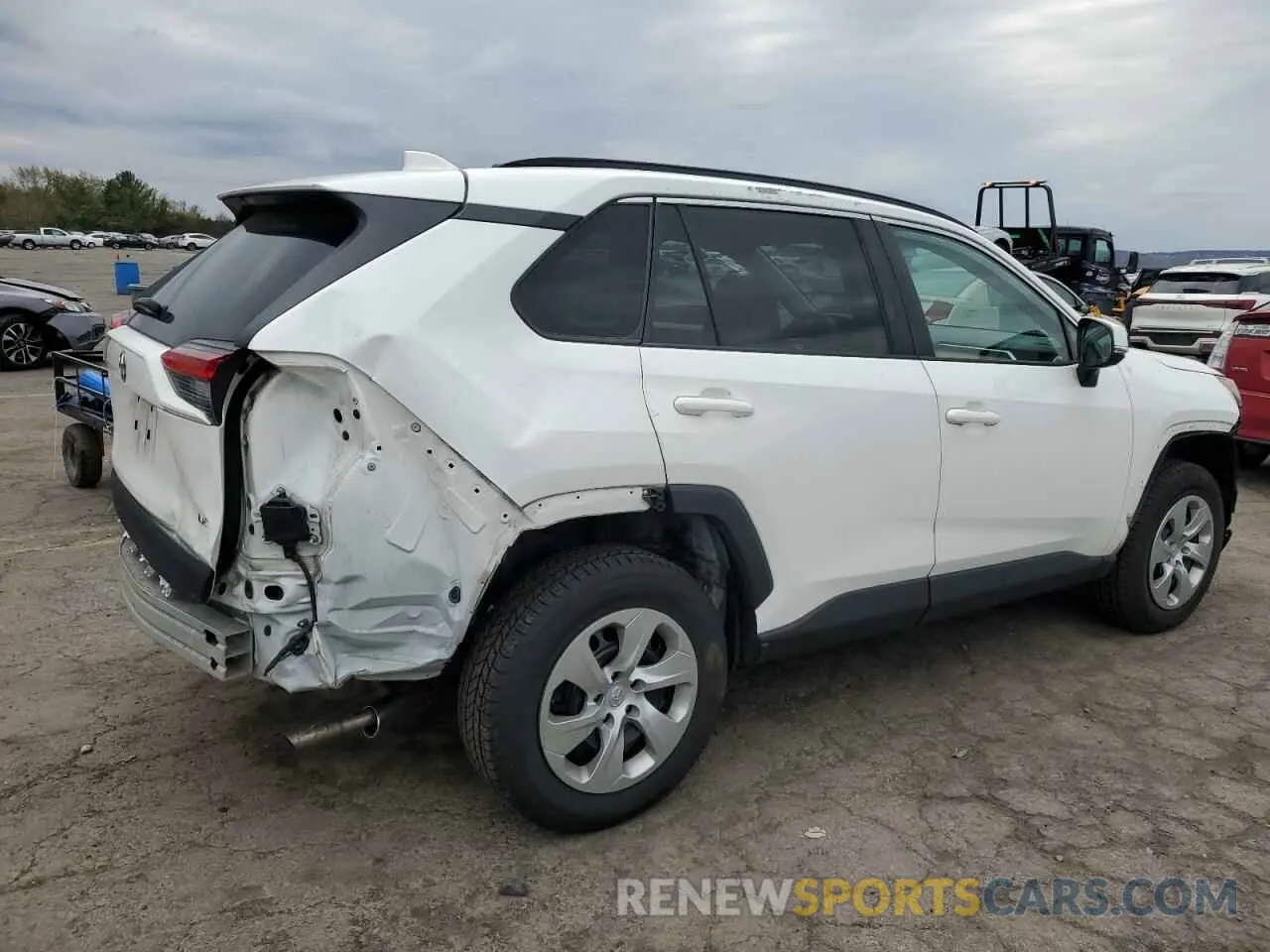 3 fotografías del automóvil dañado 2T3K1RFV7MC160196 TOYOTA RAV4 2021