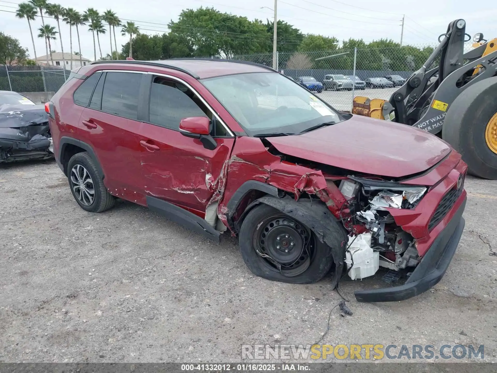 1 fotografías del automóvil dañado 2T3K1RFV7MW181998 TOYOTA RAV4 2021