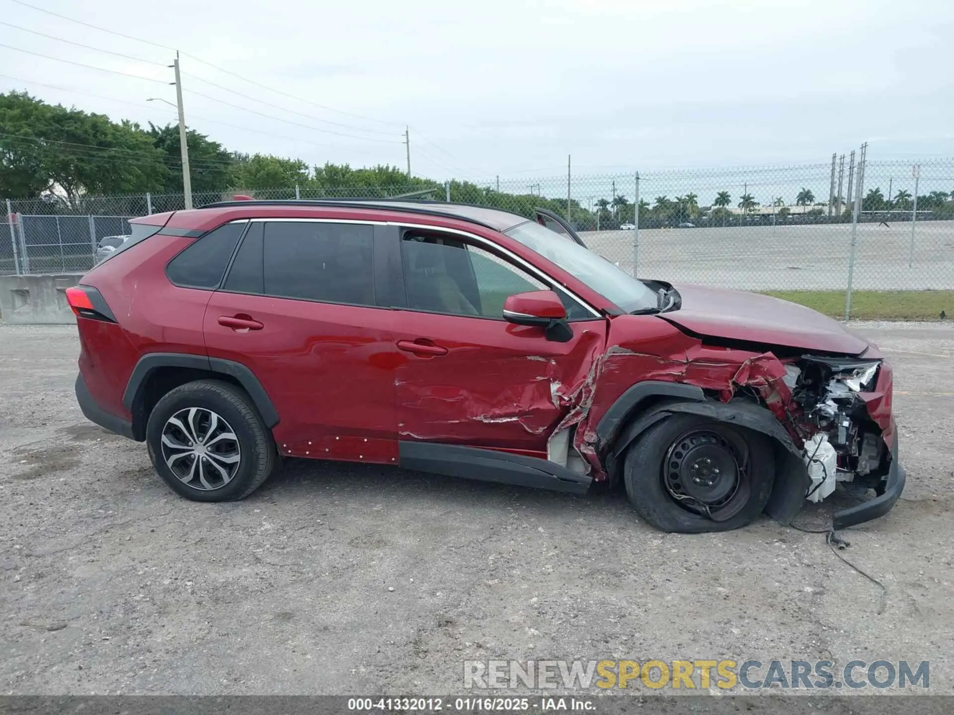 6 fotografías del automóvil dañado 2T3K1RFV7MW181998 TOYOTA RAV4 2021
