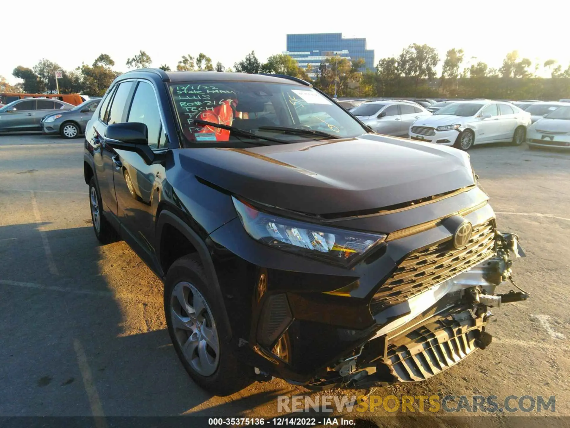 1 fotografías del automóvil dañado 2T3K1RFV9MC166145 TOYOTA RAV4 2021