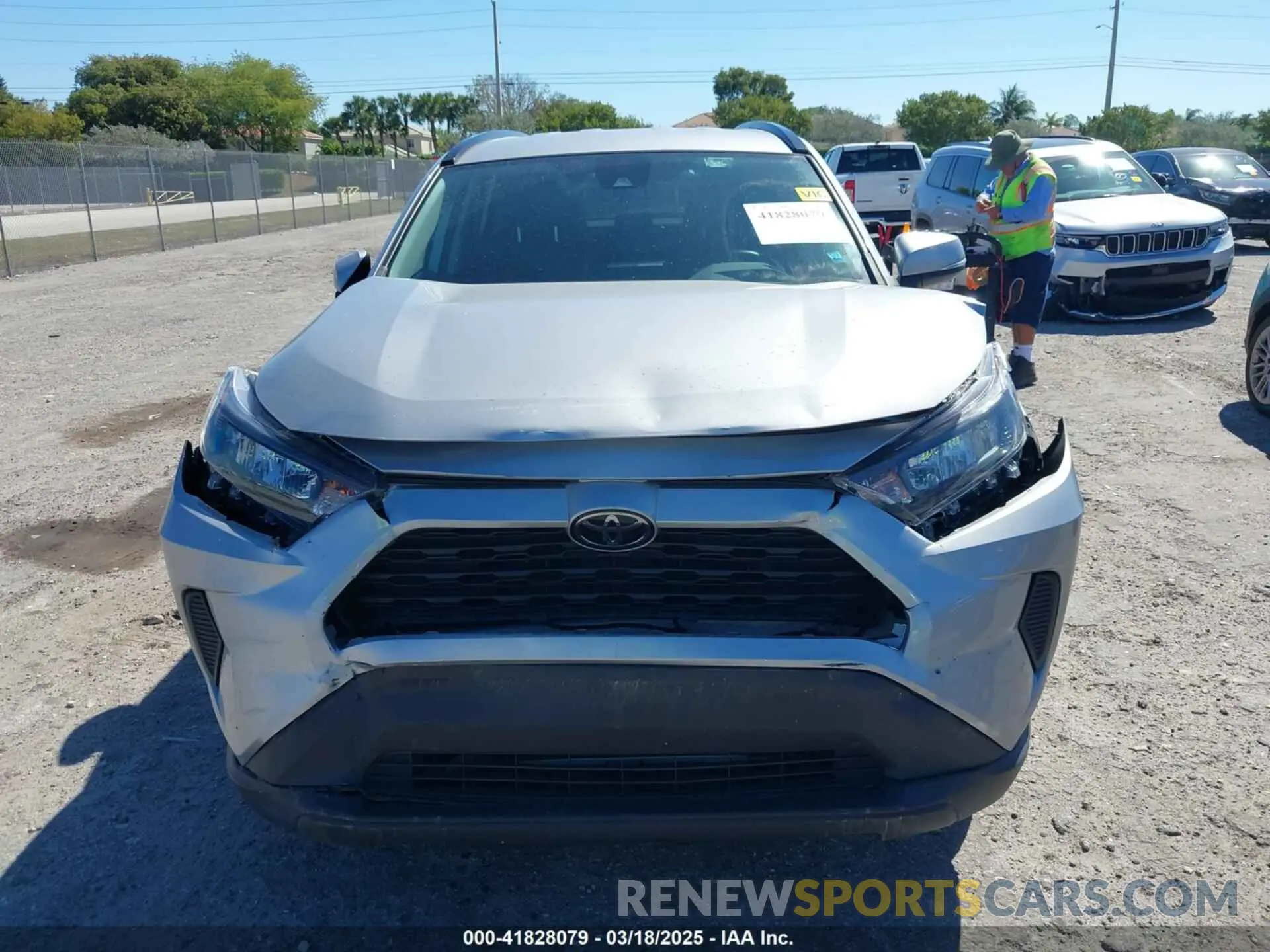 12 fotografías del automóvil dañado 2T3K1RFVXMW137445 TOYOTA RAV4 2021