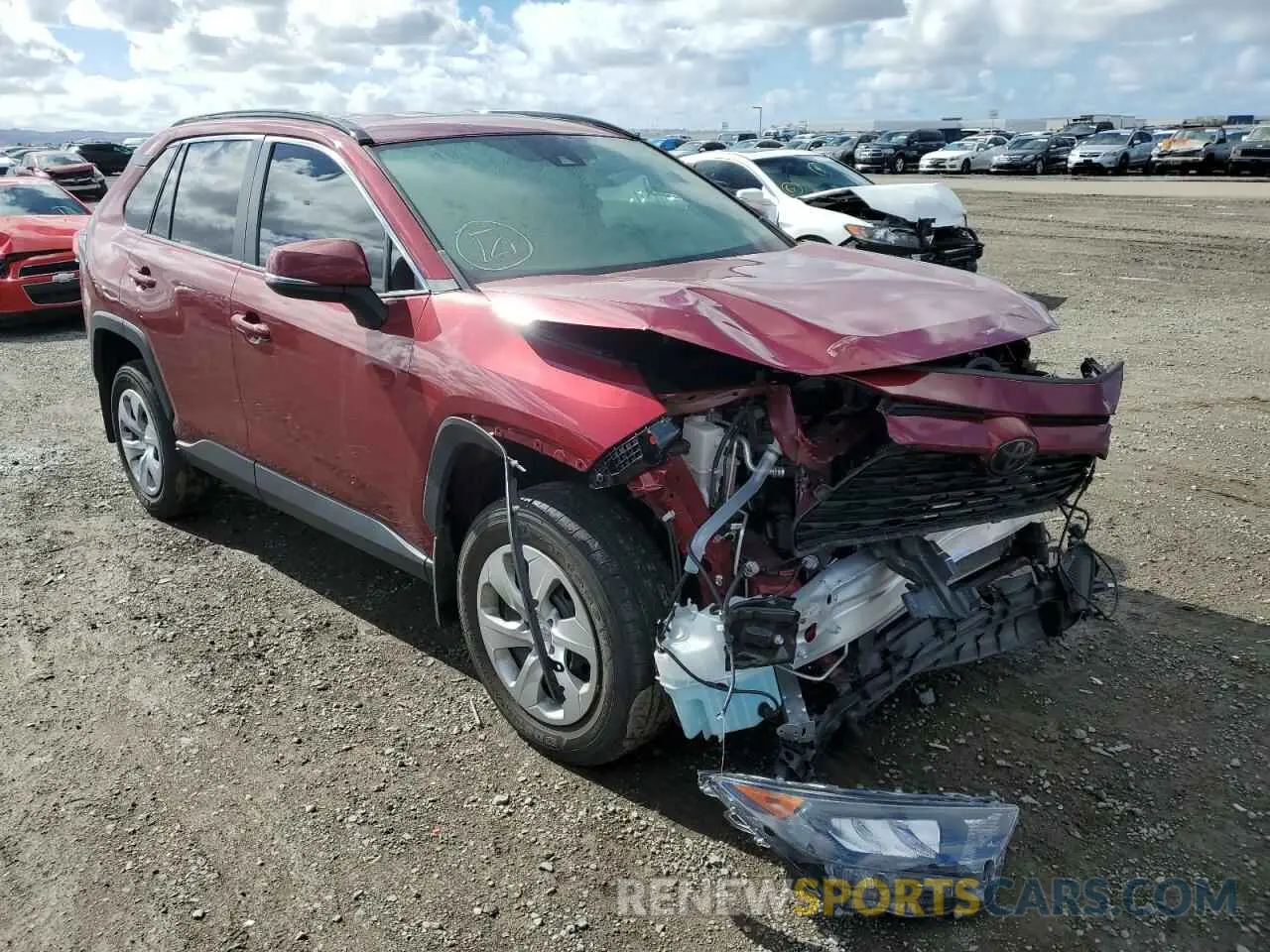 1 fotografías del automóvil dañado 2T3K1RFVXMW139776 TOYOTA RAV4 2021