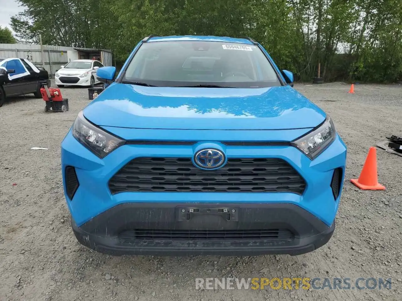 5 fotografías del automóvil dañado 2T3M6RFV0MW018636 TOYOTA RAV4 2021