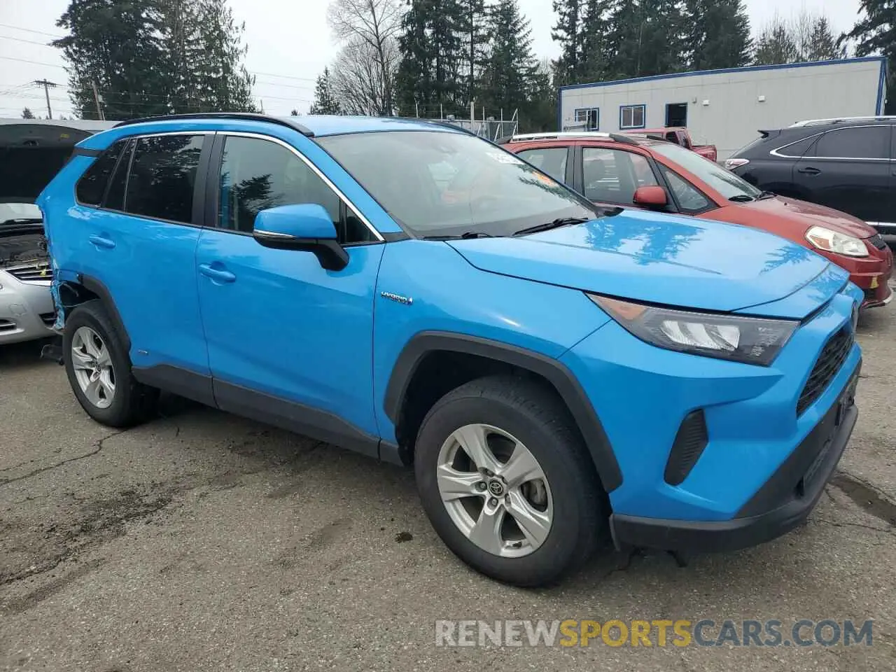 4 fotografías del automóvil dañado 2T3MWRFV6MW114352 TOYOTA RAV4 2021