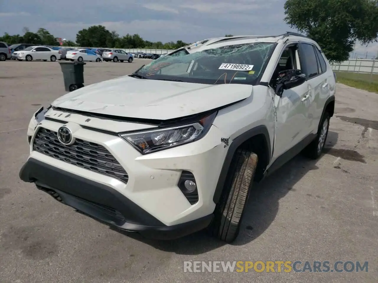 2 fotografías del automóvil dañado 2T3N1RFV2MW191898 TOYOTA RAV4 2021