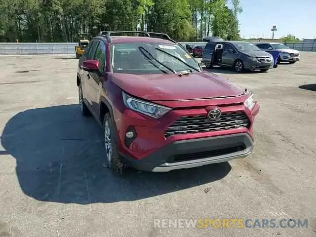 10 fotografías del automóvil dañado 2T3N1RFV9MW202007 TOYOTA RAV4 2021