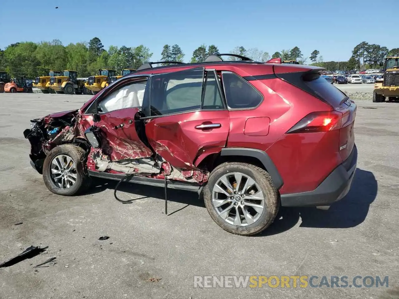 2 fotografías del automóvil dañado 2T3N1RFV9MW202007 TOYOTA RAV4 2021