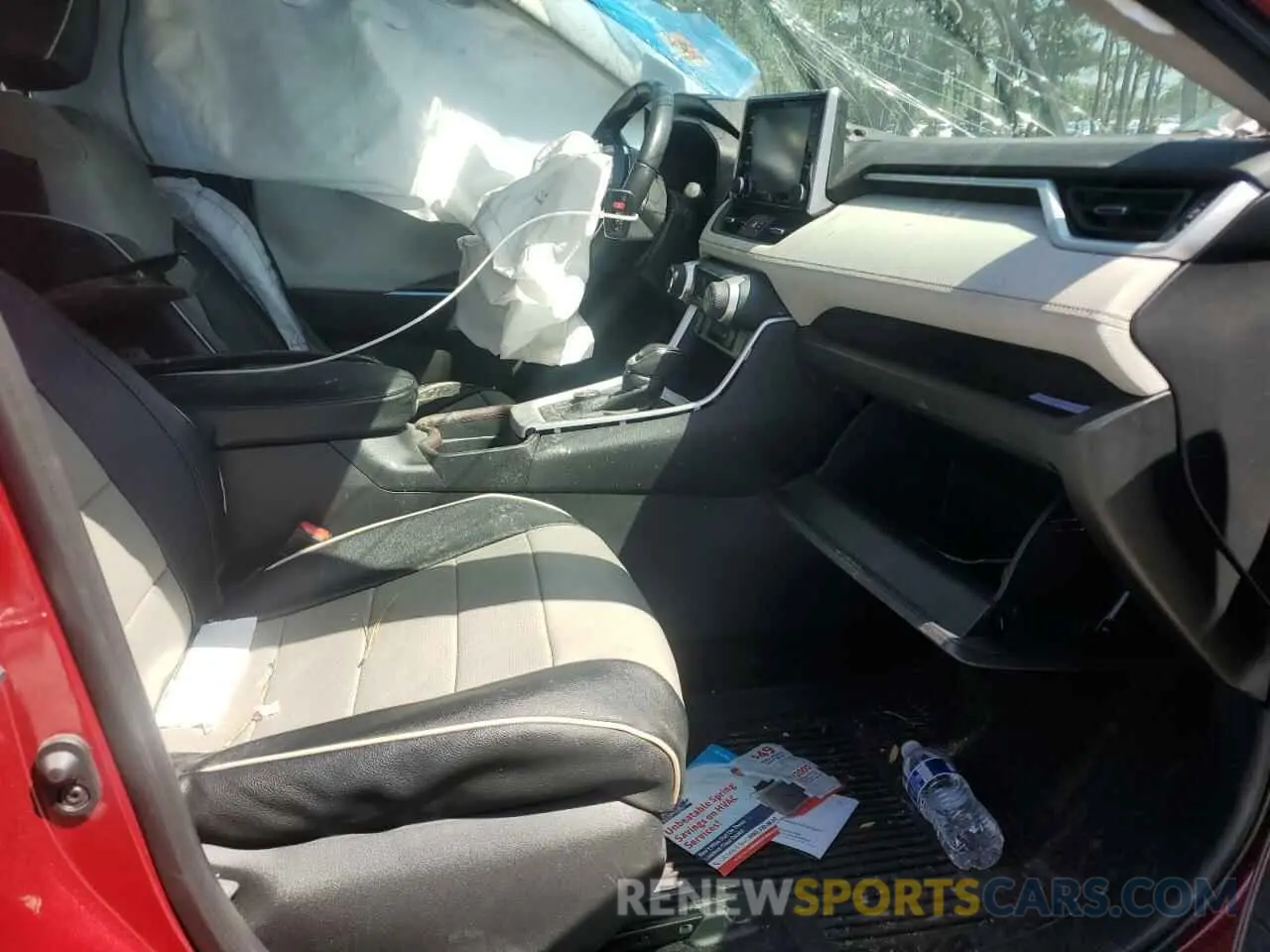 7 fotografías del automóvil dañado 2T3N1RFV9MW202007 TOYOTA RAV4 2021