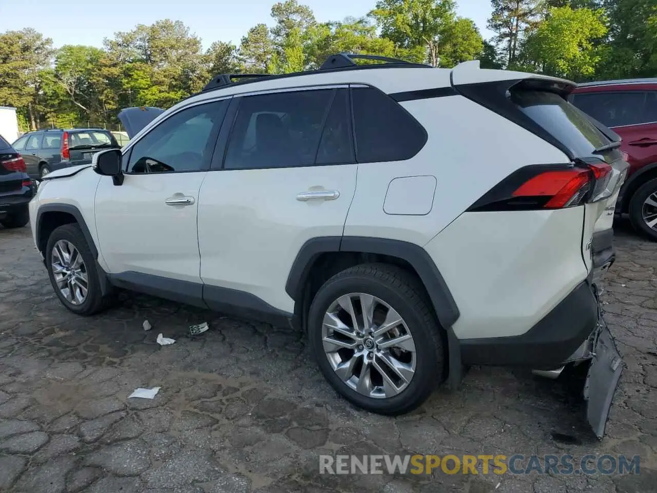 2 fotografías del automóvil dañado 2T3N1RFVXMW160351 TOYOTA RAV4 2021