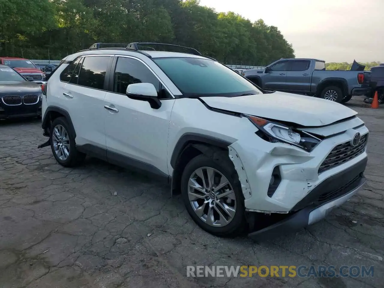 4 fotografías del automóvil dañado 2T3N1RFVXMW160351 TOYOTA RAV4 2021