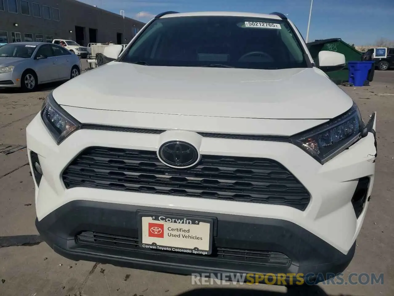 5 fotografías del automóvil dañado 2T3P1RFV0MC154424 TOYOTA RAV4 2021