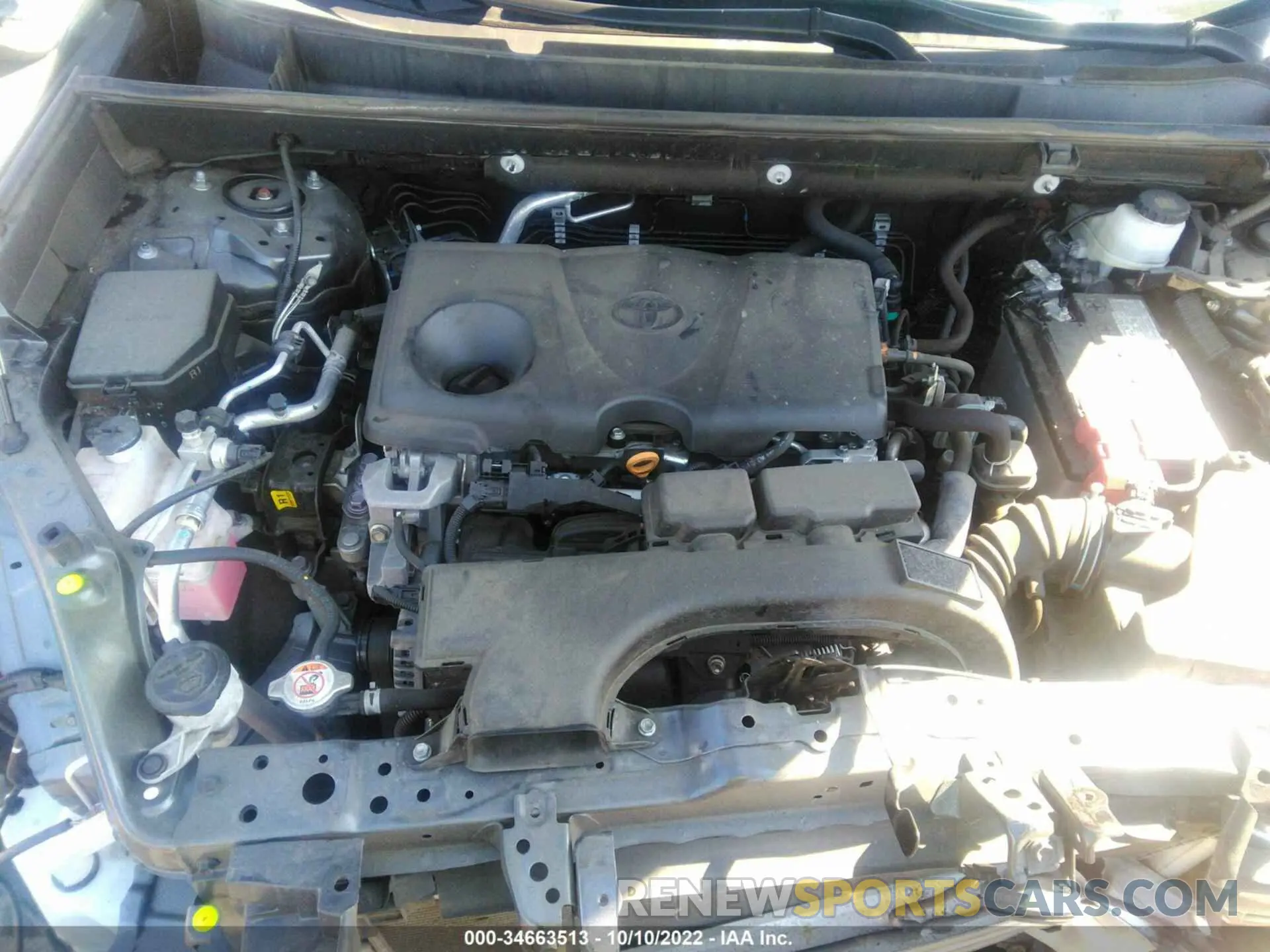 10 fotografías del automóvil dañado 2T3P1RFV0MC164340 TOYOTA RAV4 2021