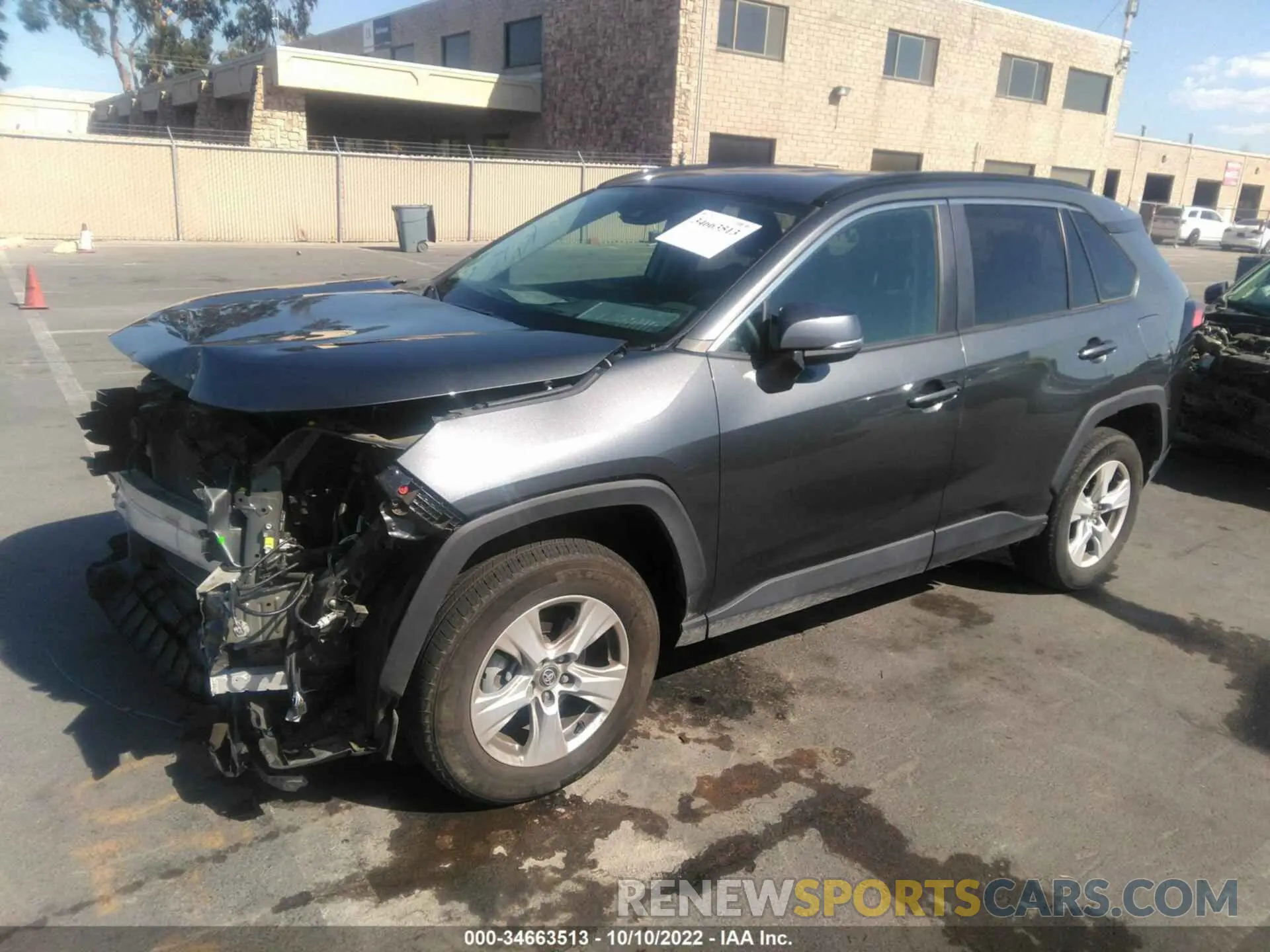 2 fotografías del automóvil dañado 2T3P1RFV0MC164340 TOYOTA RAV4 2021