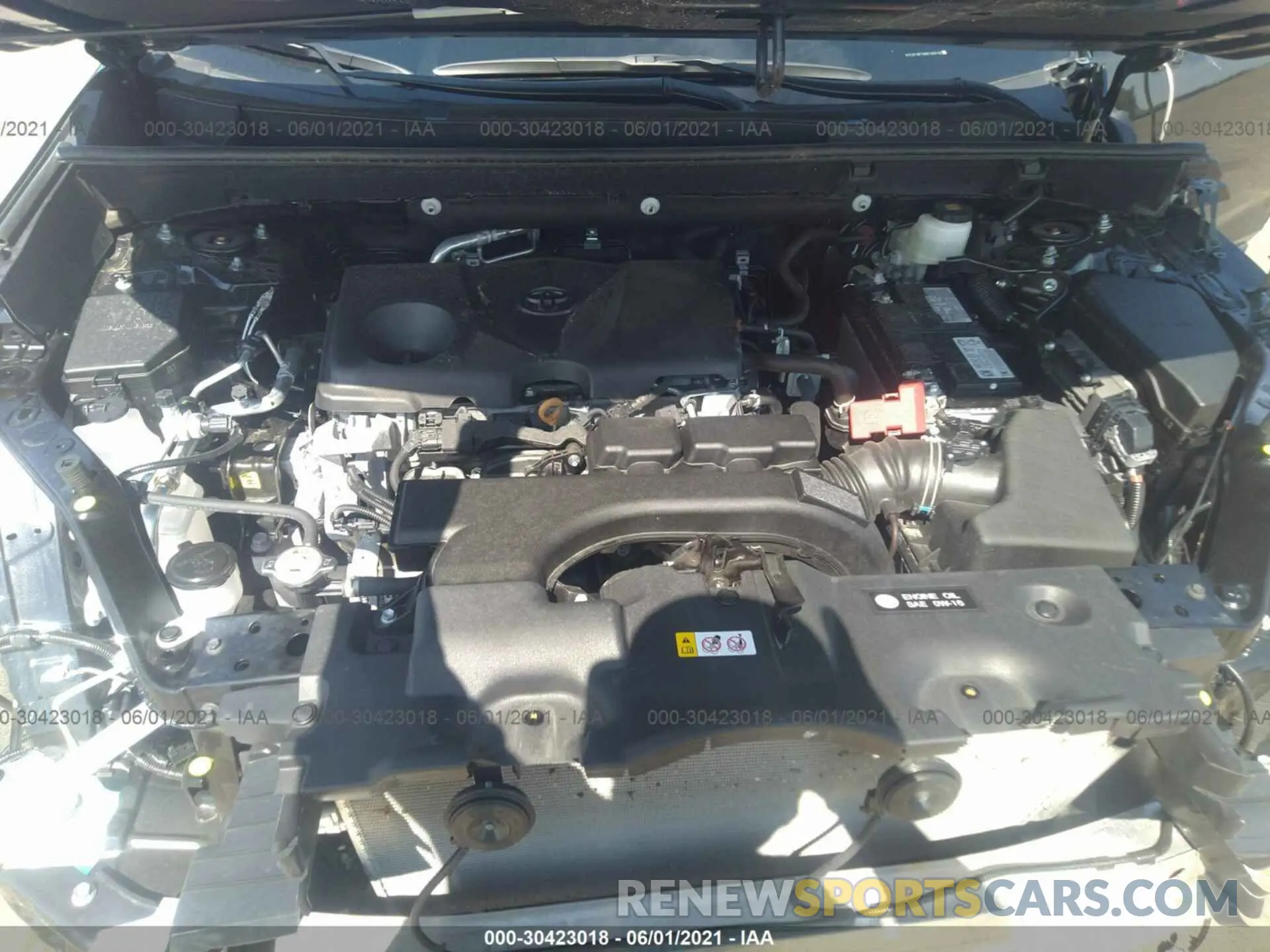 10 fotografías del automóvil dañado 2T3P1RFV0MC165746 TOYOTA RAV4 2021