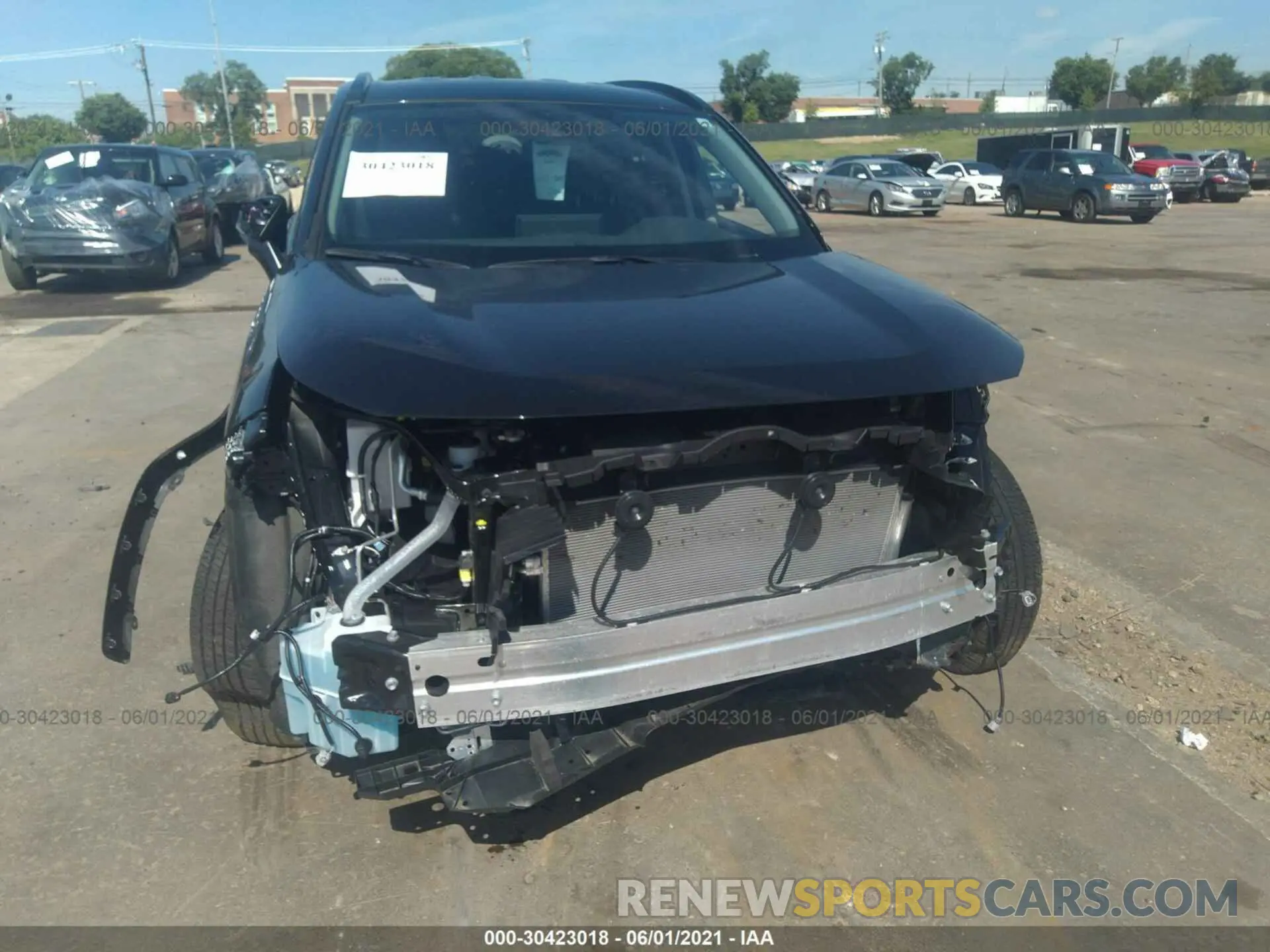 6 fotografías del automóvil dañado 2T3P1RFV0MC165746 TOYOTA RAV4 2021