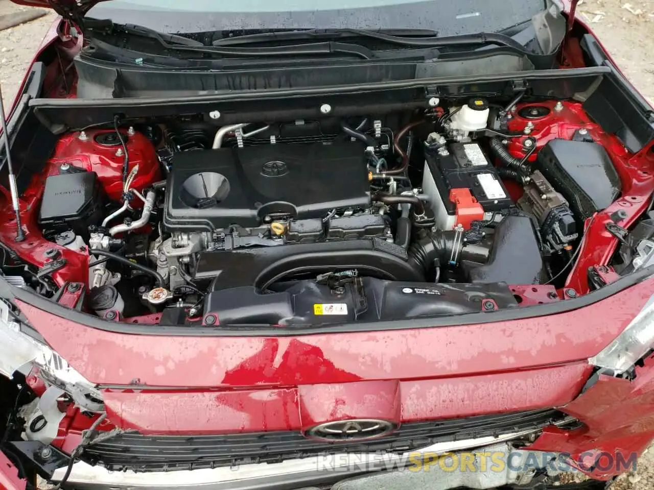 12 fotografías del automóvil dañado 2T3P1RFV0MW242744 TOYOTA RAV4 2021