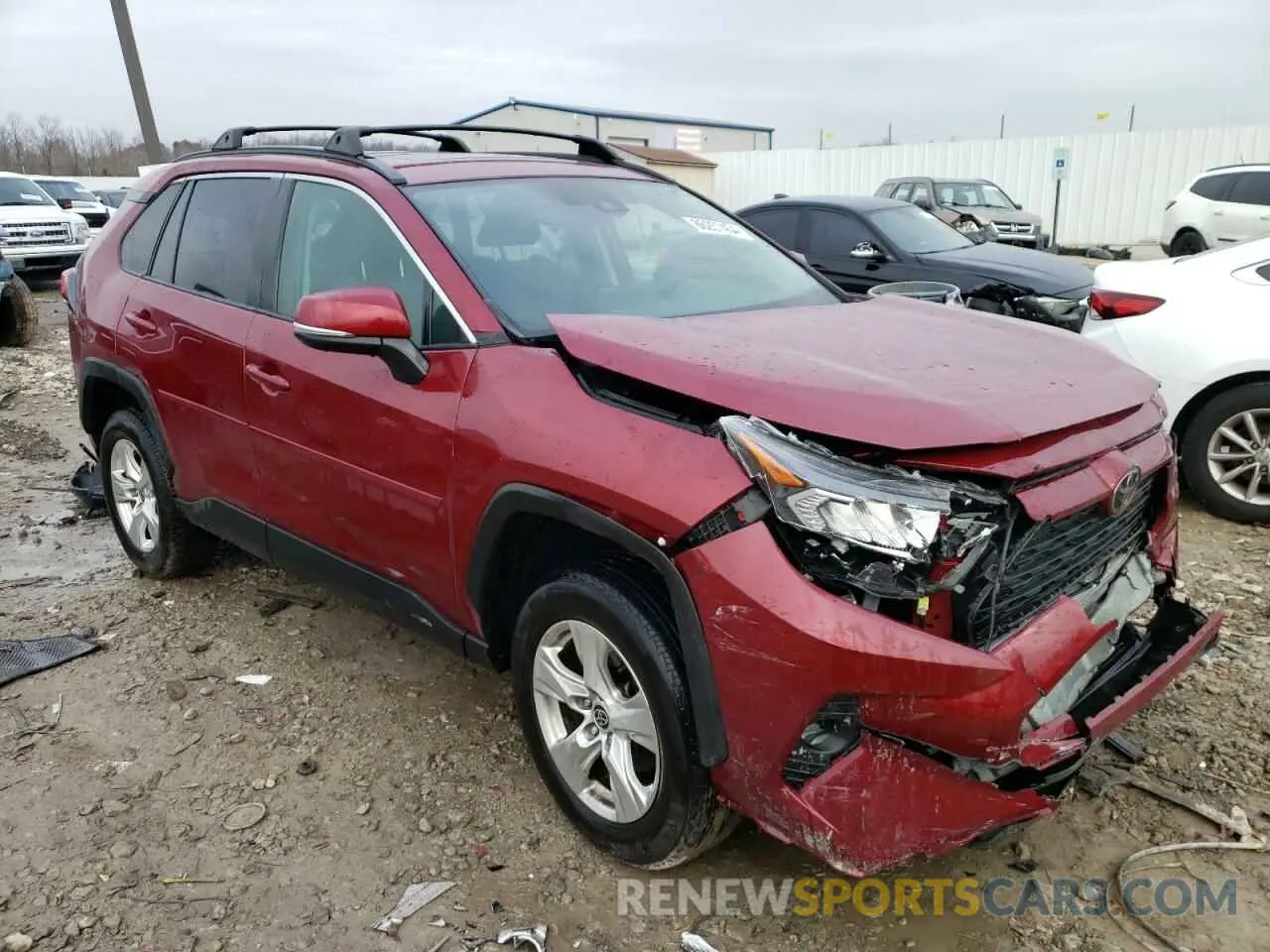 4 fotografías del automóvil dañado 2T3P1RFV0MW242744 TOYOTA RAV4 2021