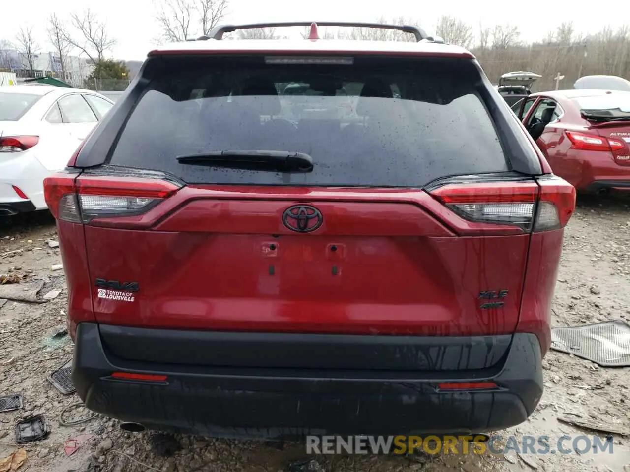 6 fotografías del automóvil dañado 2T3P1RFV0MW242744 TOYOTA RAV4 2021