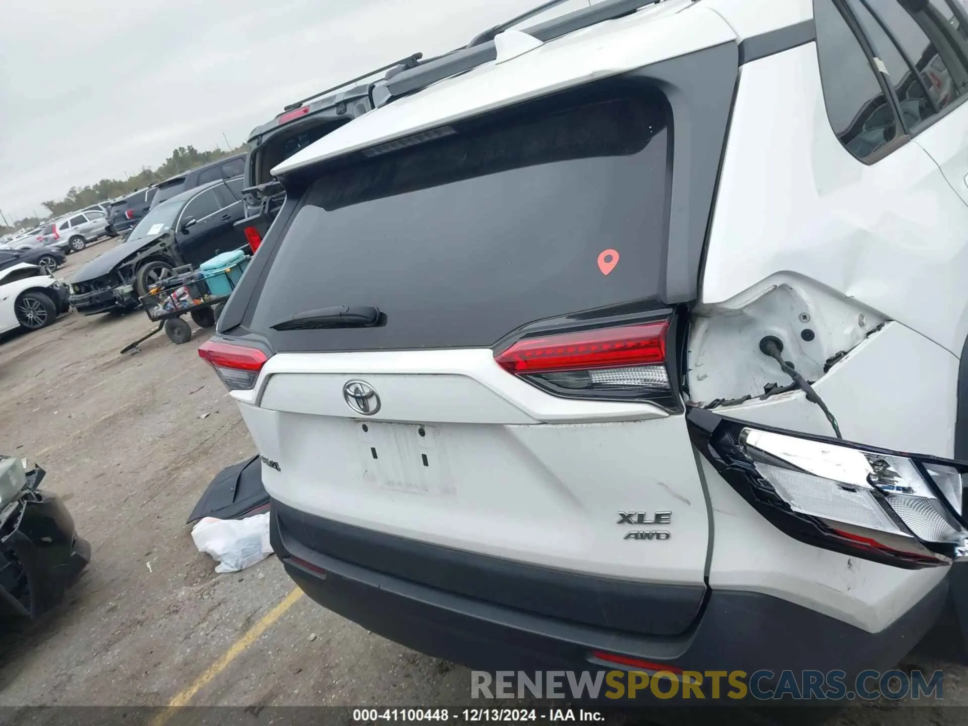 14 fotografías del automóvil dañado 2T3P1RFV1MC172138 TOYOTA RAV4 2021