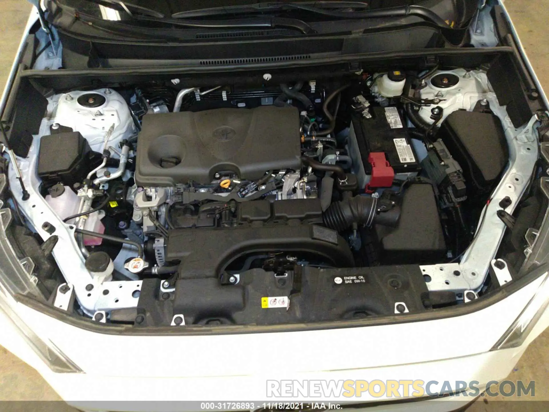 10 fotografías del automóvil dañado 2T3P1RFV1MW170601 TOYOTA RAV4 2021