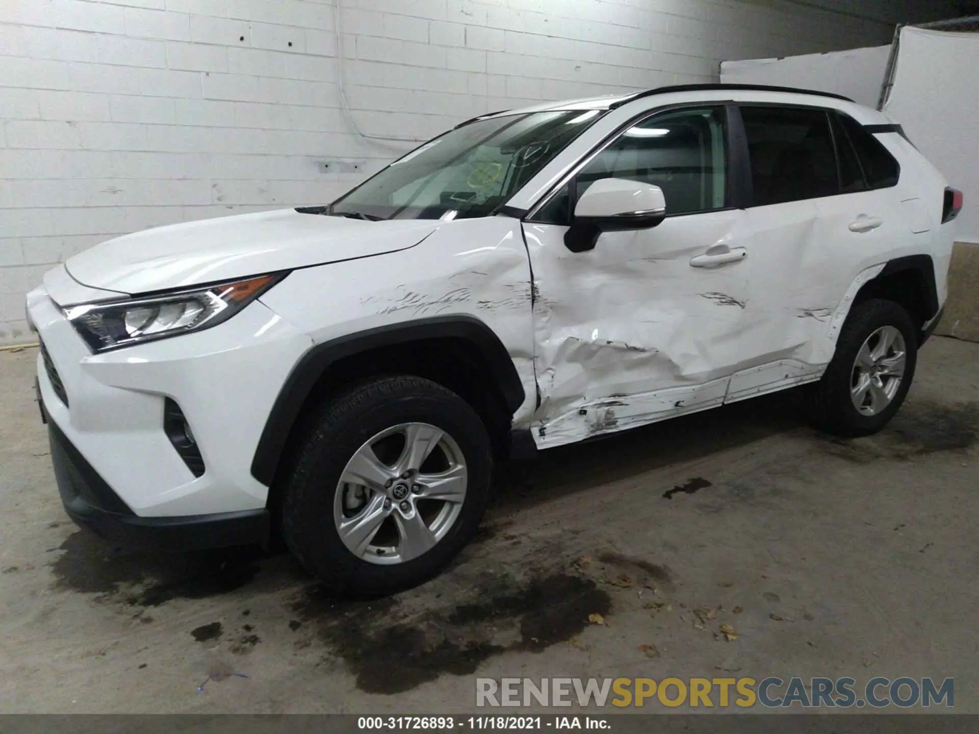 6 fotografías del automóvil dañado 2T3P1RFV1MW170601 TOYOTA RAV4 2021