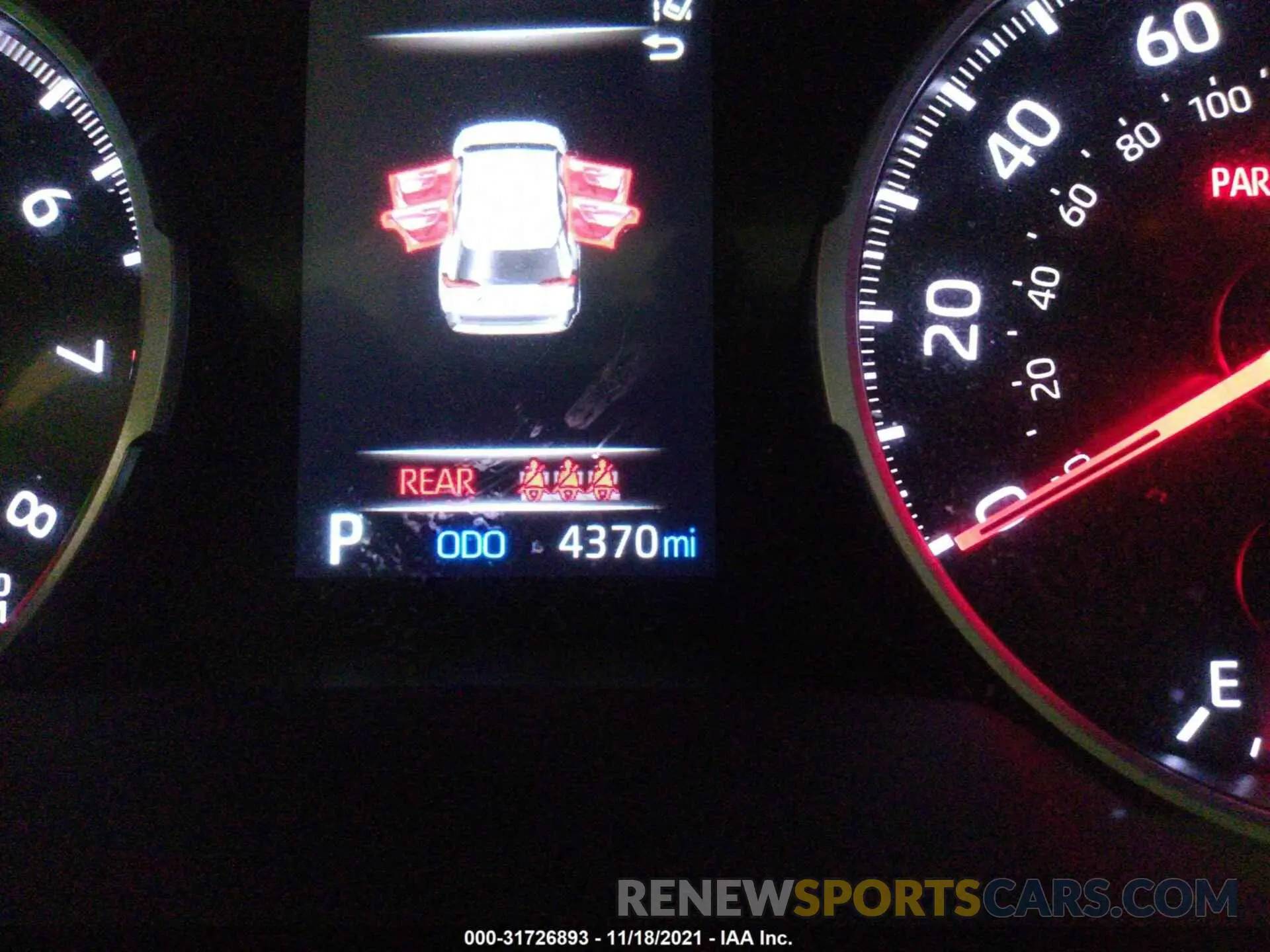 7 fotografías del automóvil dañado 2T3P1RFV1MW170601 TOYOTA RAV4 2021