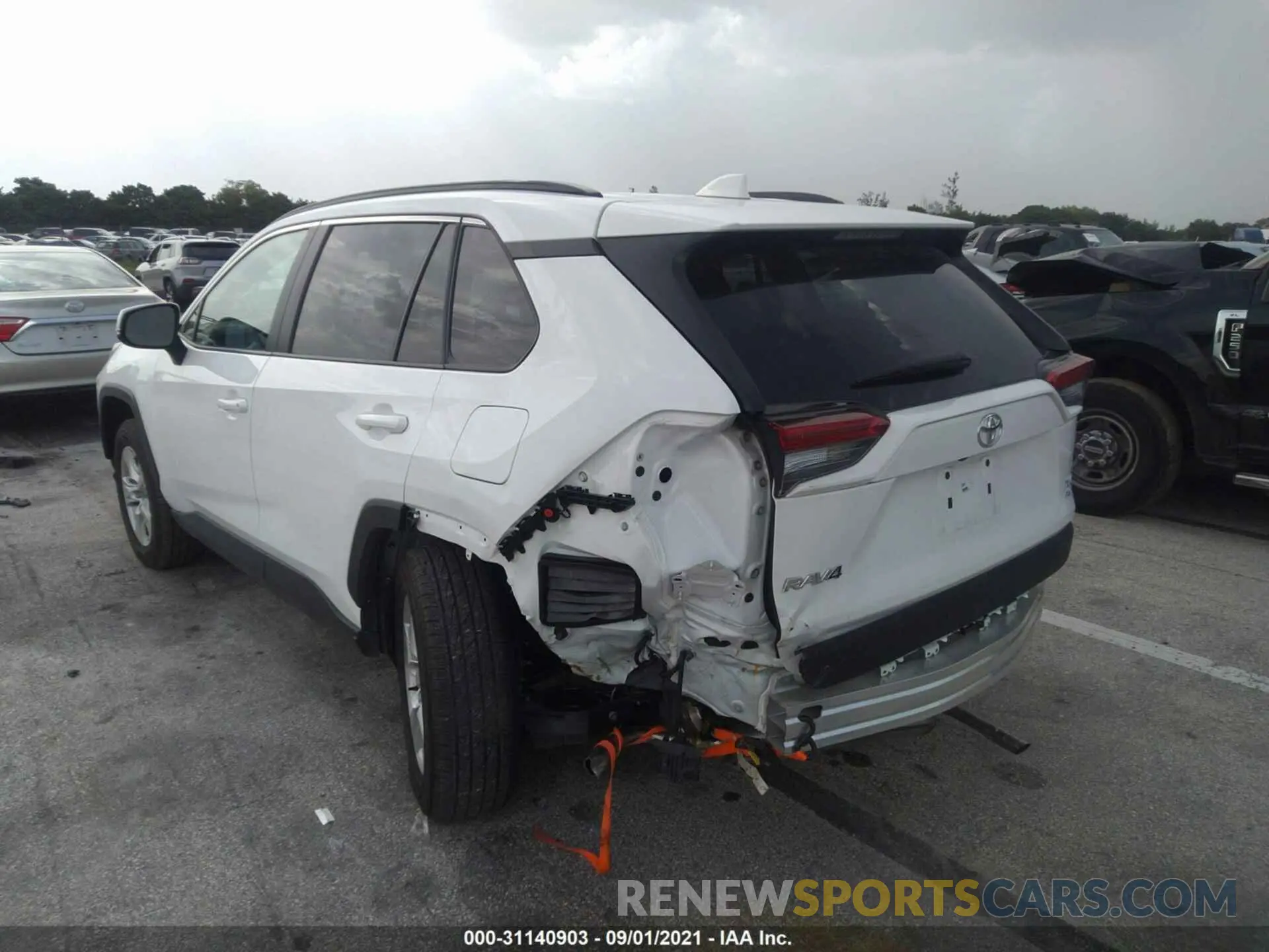 6 fotografías del automóvil dañado 2T3P1RFV2MC171712 TOYOTA RAV4 2021