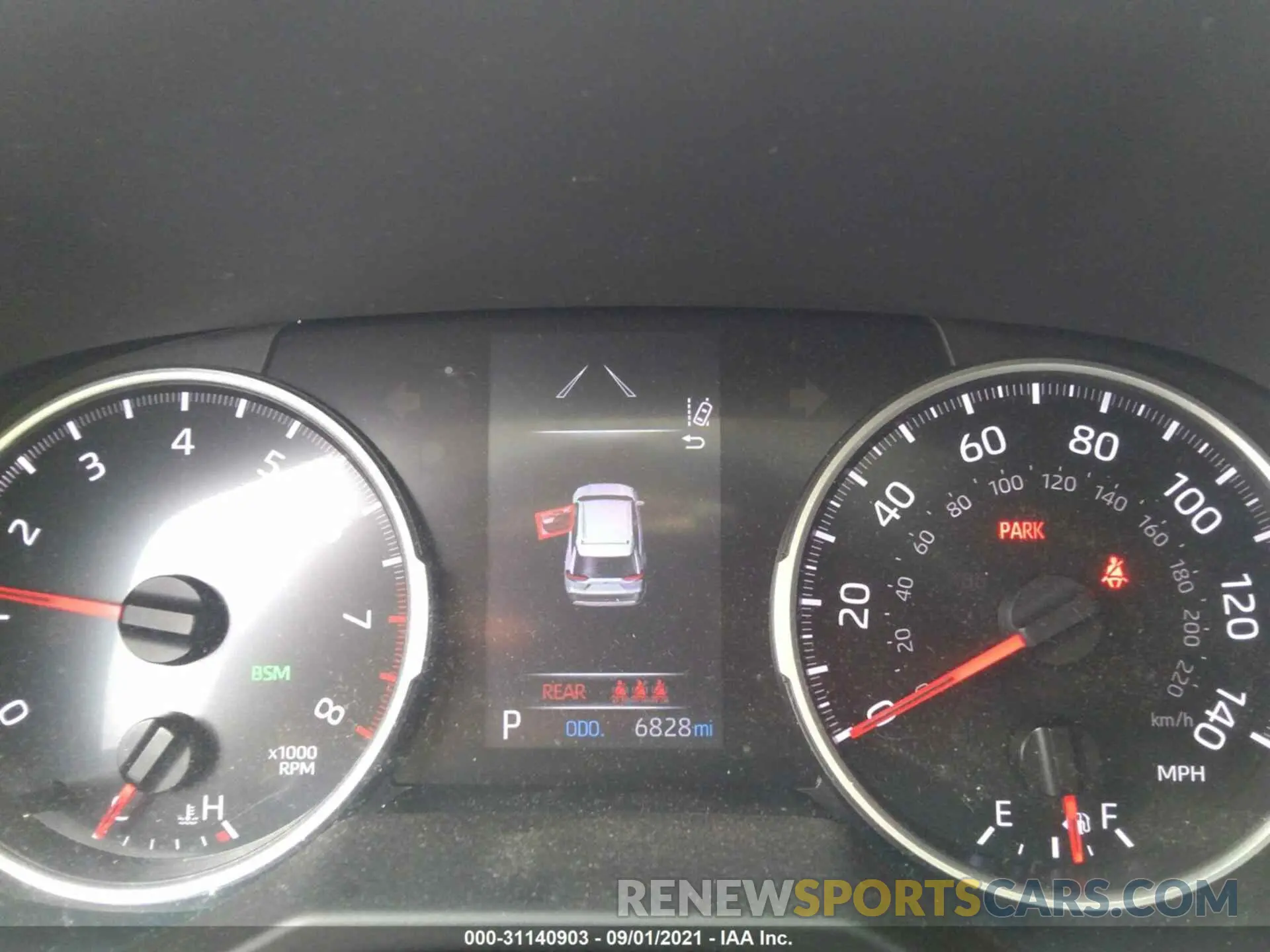 7 fotografías del automóvil dañado 2T3P1RFV2MC171712 TOYOTA RAV4 2021