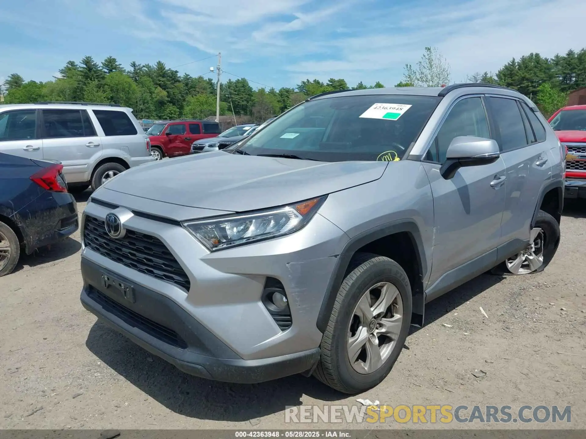 2 fotografías del automóvil dañado 2T3P1RFV2MC192771 TOYOTA RAV4 2021