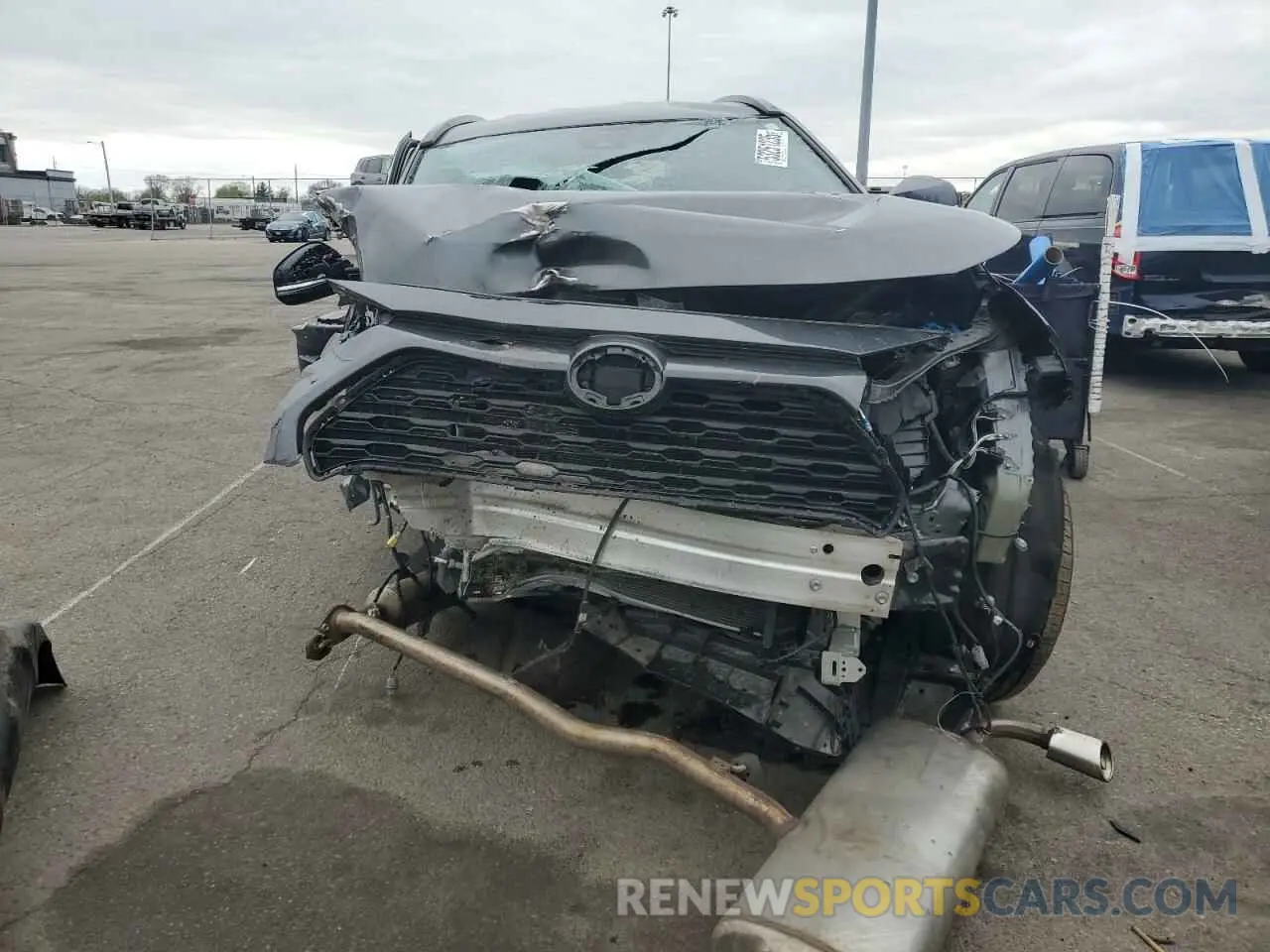 5 fotografías del automóvil dañado 2T3P1RFV2MC217278 TOYOTA RAV4 2021