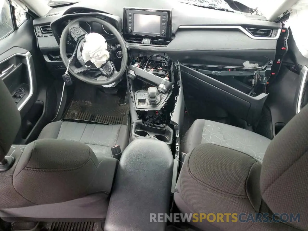 8 fotografías del automóvil dañado 2T3P1RFV2MC217278 TOYOTA RAV4 2021
