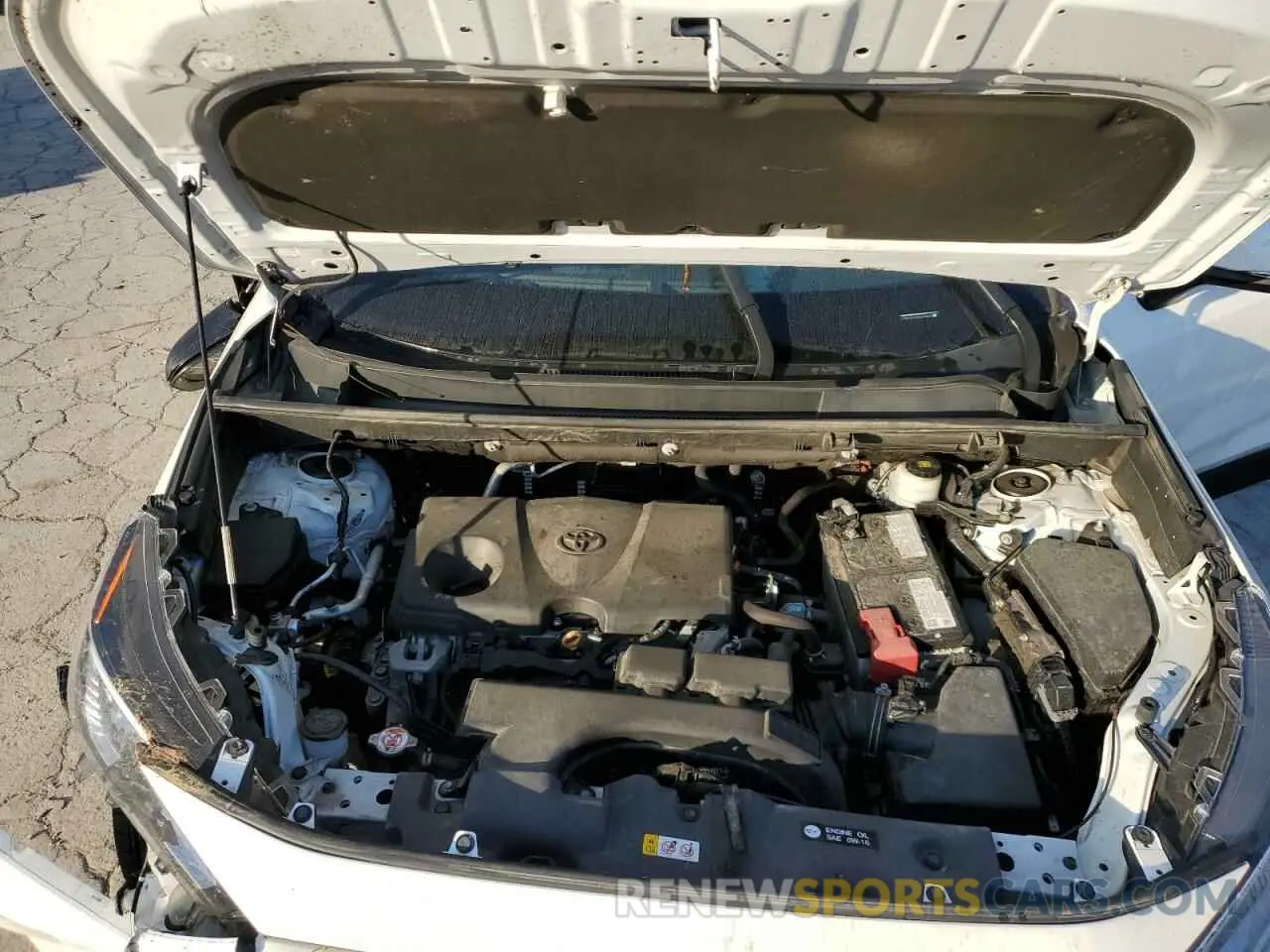 12 fotografías del automóvil dañado 2T3P1RFV2MC244559 TOYOTA RAV4 2021