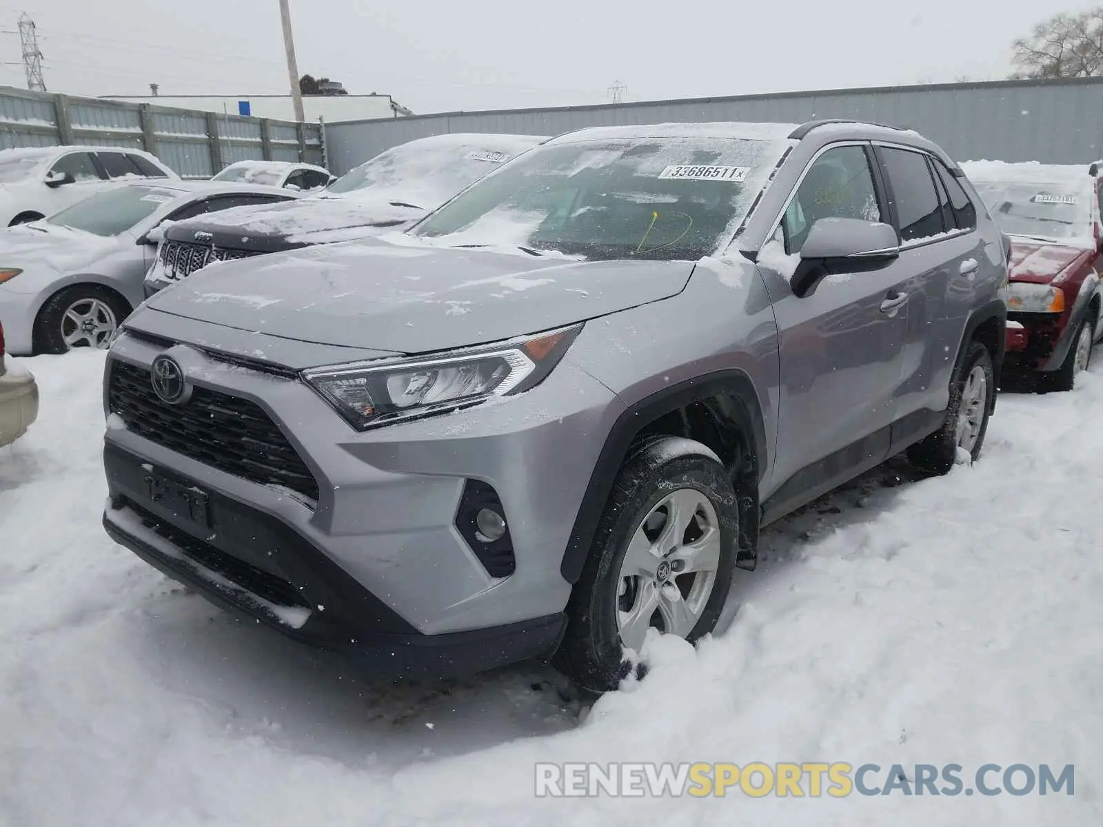 2 fotografías del automóvil dañado 2T3P1RFV2MW143956 TOYOTA RAV4 2021